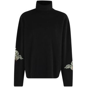 Nanushka, Dames, Truien, Zwart, Maat: S