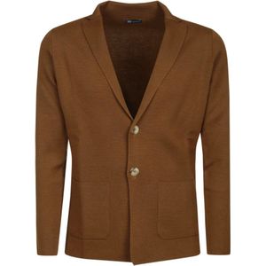 Filippo De Laurentiis, Heren, Truien, Bruin, Maat: M Wol,