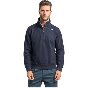 K-Way, Heren, Sweatshirts & Hoodies, Blauw, Maat: S