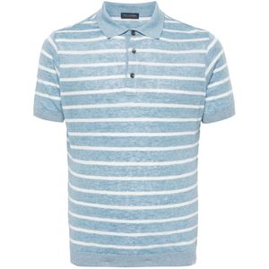 Paul & Shark, Heren, Tops, Blauw, Maat: M Linnen,