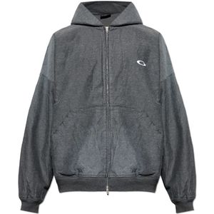 Balenciaga, Heren, Sweatshirts & Hoodies, Grijs, Maat: XS Katoen,