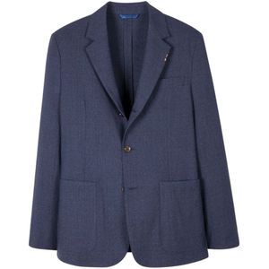 Paul Smith, Heren, Jassen, Blauw, Maat: M Wol,