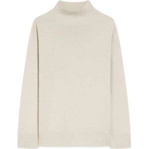 Max Mara, Dames, Truien, Beige, Maat: M Kasjmier,