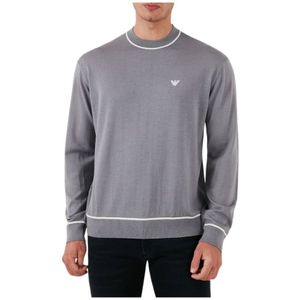 Emporio Armani, Heren, Truien, Grijs, Maat: S
