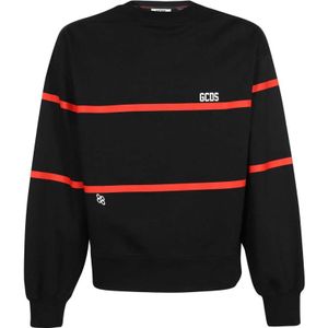 Gcds, Dames, Sweatshirts & Hoodies, Zwart, Maat: XS Katoen,