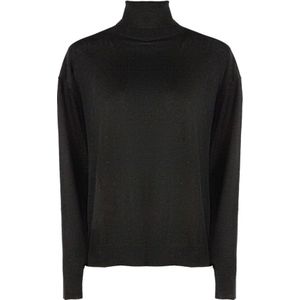 Semicouture, Dames, Truien, Zwart, Maat: L Wol,