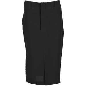 Saint Laurent, Dames, Rokken, Zwart, Maat: L Zijde,