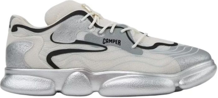 CAMPER Sneakers laag 'Karst'  lichtgrijs / donkergrijs / zwart / wit