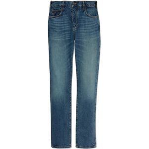 Emporio Armani, Heren, Jeans, Blauw, Maat: W31 Katoen,