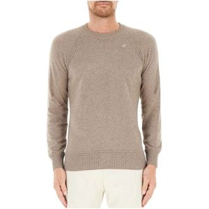 K-Way, Heren, Truien, Beige, Maat: S Wol,