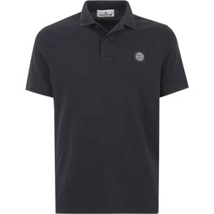 Stone Island, Heren, Tops, Blauw, Maat: 2XL