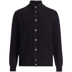 Oscar Jacobson, Heren, Truien, Blauw, Maat: XL Wol,