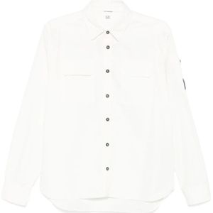 C.p. Company, Heren, Overhemden, Wit, Maat: XL