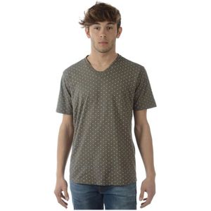 Daniele Alessandrini, Heren, Tops, Groen, Maat: M Katoen,