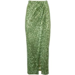 Nenette, Dames, Rokken, Groen, Maat: XS Poliester,