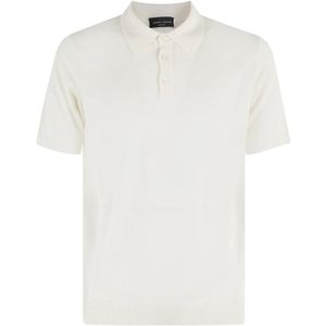 Roberto Collina, Heren, Tops, Beige, Maat: XL Katoen,