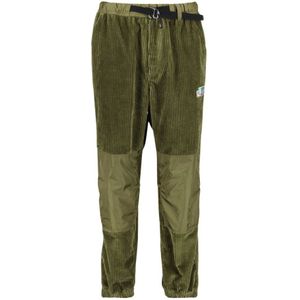 Moncler, Heren, Broeken, Groen, Maat: S Corduroy,
