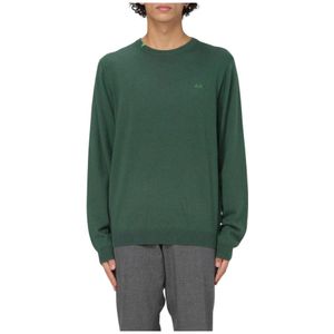 Sun68, Heren, Truien, Groen, Maat: M Wol,