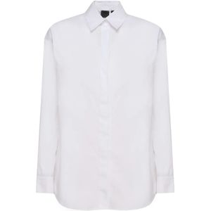 Pinko - Classic White Shirt - Blouse - Wit - 100% Katoen