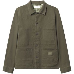 Gabba, Heren, Jassen, Groen, Maat: S Katoen,