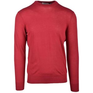 Ballantyne, Heren, Truien, Rood, Maat: 2XL Katoen,