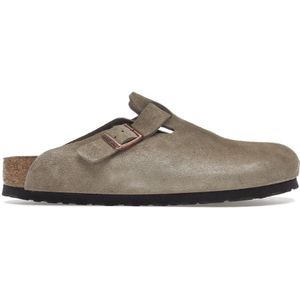 Birkenstock, Heren, Schoenen, Beige, Maat: 46 EU Leer,