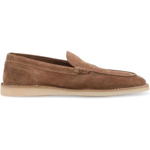 Dolce & Gabbana, Heren, Schoenen, Bruin, Maat: 41 1/2 EU Suède,