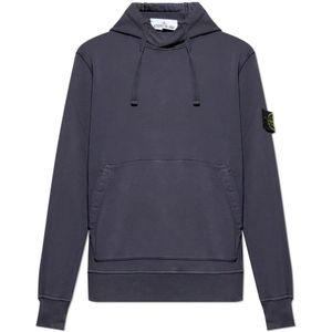 Stone Island, Heren, Sweatshirts & Hoodies, Grijs, Maat: S Katoen,
