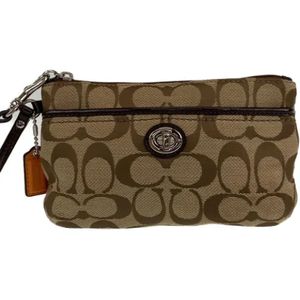 Coach Pre-owned, Dames, Pre-owned, Beige, Maat: ONE Size