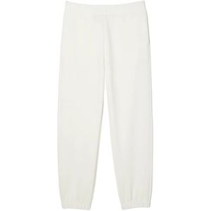 Lacoste, Dames, Broeken, Wit, Maat: S Katoen,
