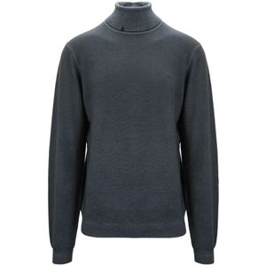 Sun68, Heren, Truien, Zwart, Maat: L Wol,