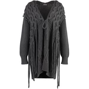 Malo, Dames, Truien, Grijs, Maat: S Kasjmier,