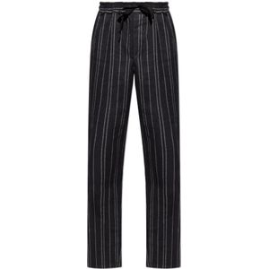 Isabel Marant, Heren, Broeken, Zwart, Maat: S