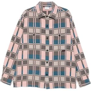 Gramicci, Heren, Overhemden, Veelkleurig, Maat: S Flanel,