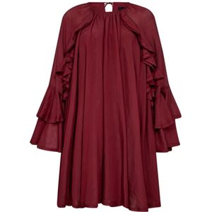 Copenhagen Muse, Dames, Jurken, Rood, Maat: S