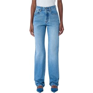 Jacquemus, Dames, Jeans, Blauw, Maat: W25 Denim,