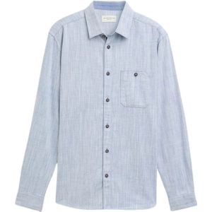 Tom Tailor, Heren, Overhemden, Wit, Maat: 2XL