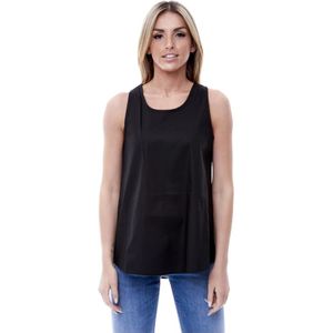 Alpha Studio, Dames, Tops, Zwart, Maat: XS Jersey,
