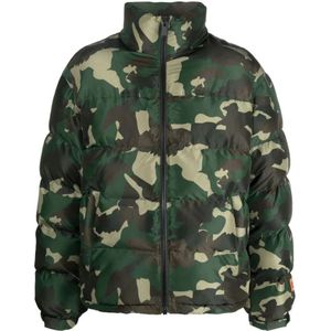 Heron Preston, Heren, Jassen, Groen, Maat: M Poliester,