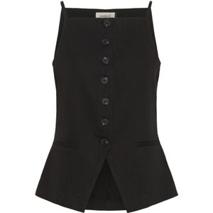 Soaked in Luxury, Dames, Jassen, Zwart, Maat: L Leer,