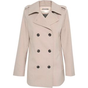 InWear, Dames, Mantels, Beige, Maat: M Wol,