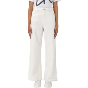 Emporio Armani, Dames, Jeans, Wit, Maat: W28 Katoen,