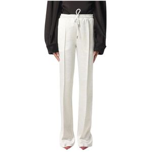 JW Anderson, Dames, Broeken, Wit, Maat: 2XS Linnen,