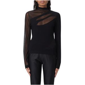 Just Cavalli, Dames, Tops, Zwart, Maat: M