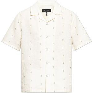 Rag & Bone, Heren, Overhemden, Beige, Maat: S Katoen,
