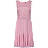 Cocktailjurk - Zwart - Delicate Franjes - Ronde Halslijn