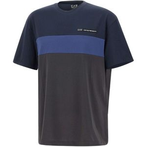 Emporio Armani Ea7, Heren, Tops, Veelkleurig, Maat: XL Katoen,