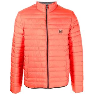 Michael Kors - Omkeerbaar Gewatteerde Bodywarmer - Zwart/Oranje