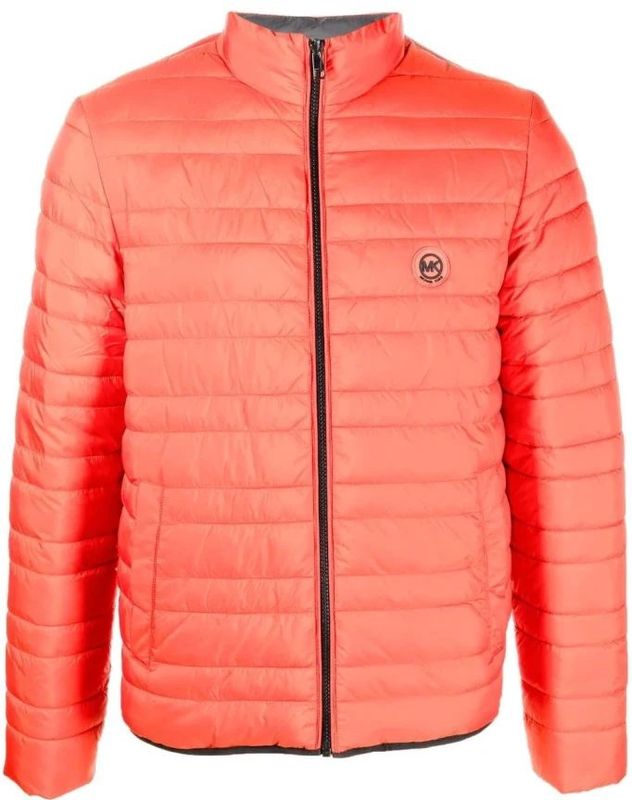 Michael Kors - Omkeerbaar Gewatteerde Bodywarmer - Zwart/Oranje