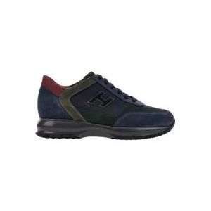 Hogan Blauwe Sneakers Aw23 , Multicolor , Heren , Maat: 41 EU